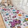 Japan T-TokidokiS Floor Mat Floor Mat Rectangle Anti-slip Home Soft Badmat Front Door Indoor Outdoor Mat Welcome Doormat