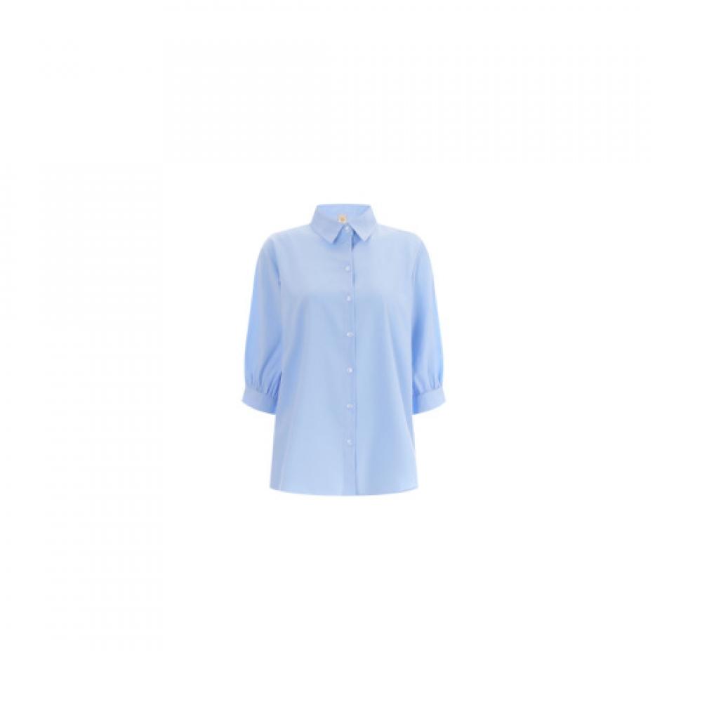 Shop   Women Puff Sleeve Summer Short Sleeve Shirt Sora Bls Wnb 12028