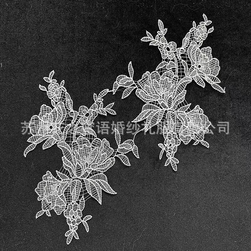 Bridal Wedding Retro Veil Headgear French High-End Lace Pattern Wedding Beautiful Wedding Photo Photo Hair Accessories