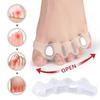 Toe Separator for Bunion Relief & Overlapping Toes with Removable Sponge Plug