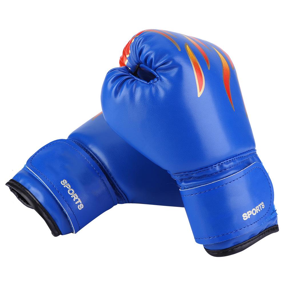 Kids Boxing Fighting Muay Thai Sparring Punching Kickboxing Grappling Sandbag Gloves Blue