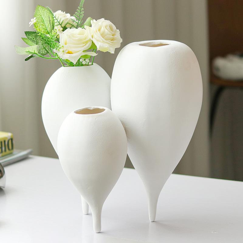 Einfache unregelmäßige Kunst Ballon Vase Dekoration Wohnzimmer Trockenblume Blumenarrangement kreative Hause Eingang weiche Dekoration