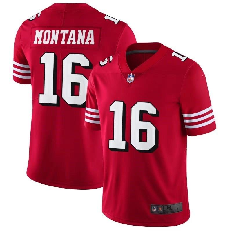 2026 NFL Short Sleeve Jersey San Francisco 49ers Embroidered Football