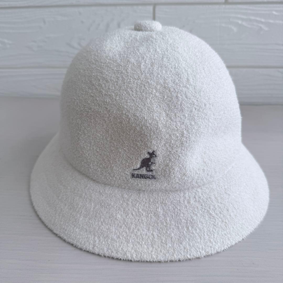 Used Extremely beautiful item!! KANGOL Bucket hat white L size