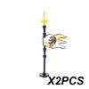 Middle Ages Empire Flag Pole Building Blocks Military Castle Lion Teutonic Knight Soldier Figures Roman Warrior Sheild Brick Toy