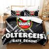 3D Game Geometry Dash Comfortable Duvet Quilt Cover Pillowcase Bedding Set Children Bedroom Decoration Home Textile