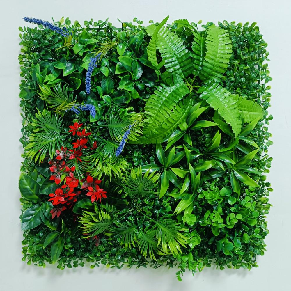 Artificial Green Plant Wall for Indoor & Outdoor Decoration - Bionic Greenery, Turf, and Hanging Floral Landscaping Background