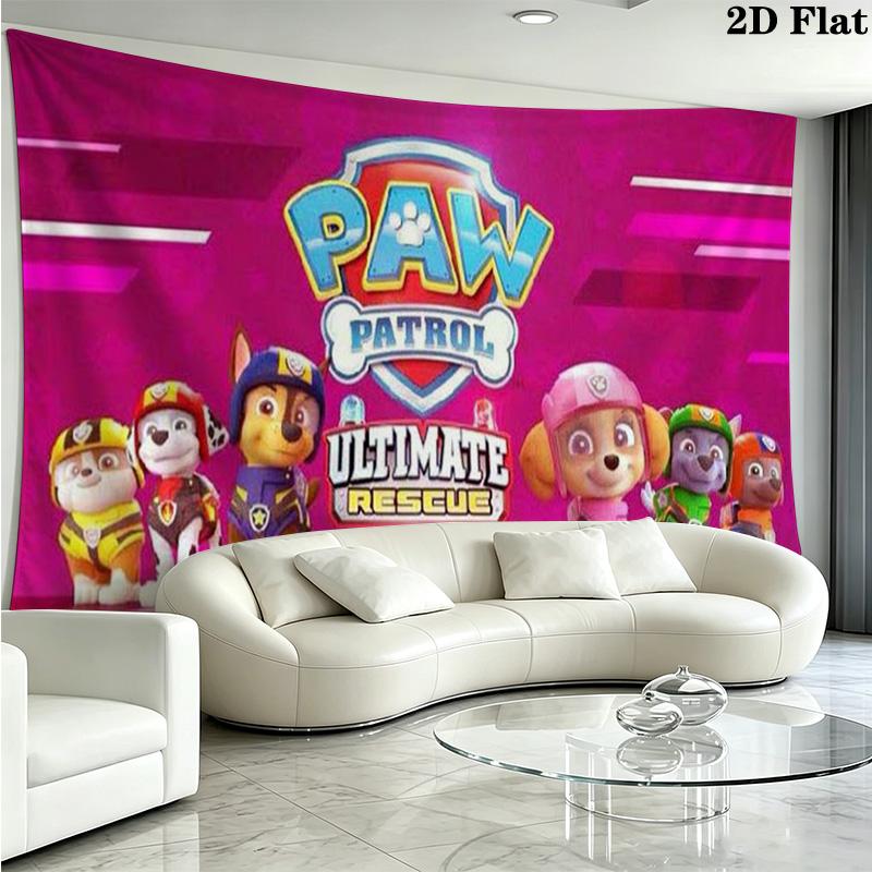 Dogs Cartoon Wall Tapestry Aesthetic Wall Hanging Printed Fabric Blanket Decorative Tapestries for Bedroom Living Room Home Decor