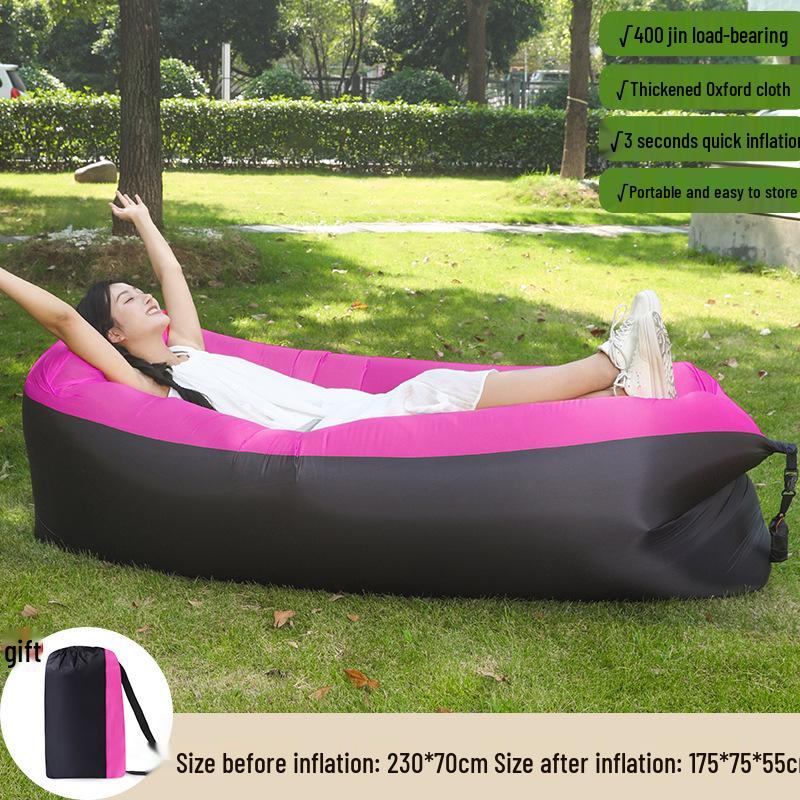 Festival Inflatable Sofa & Roll-Up Table for Outdoor Picnics