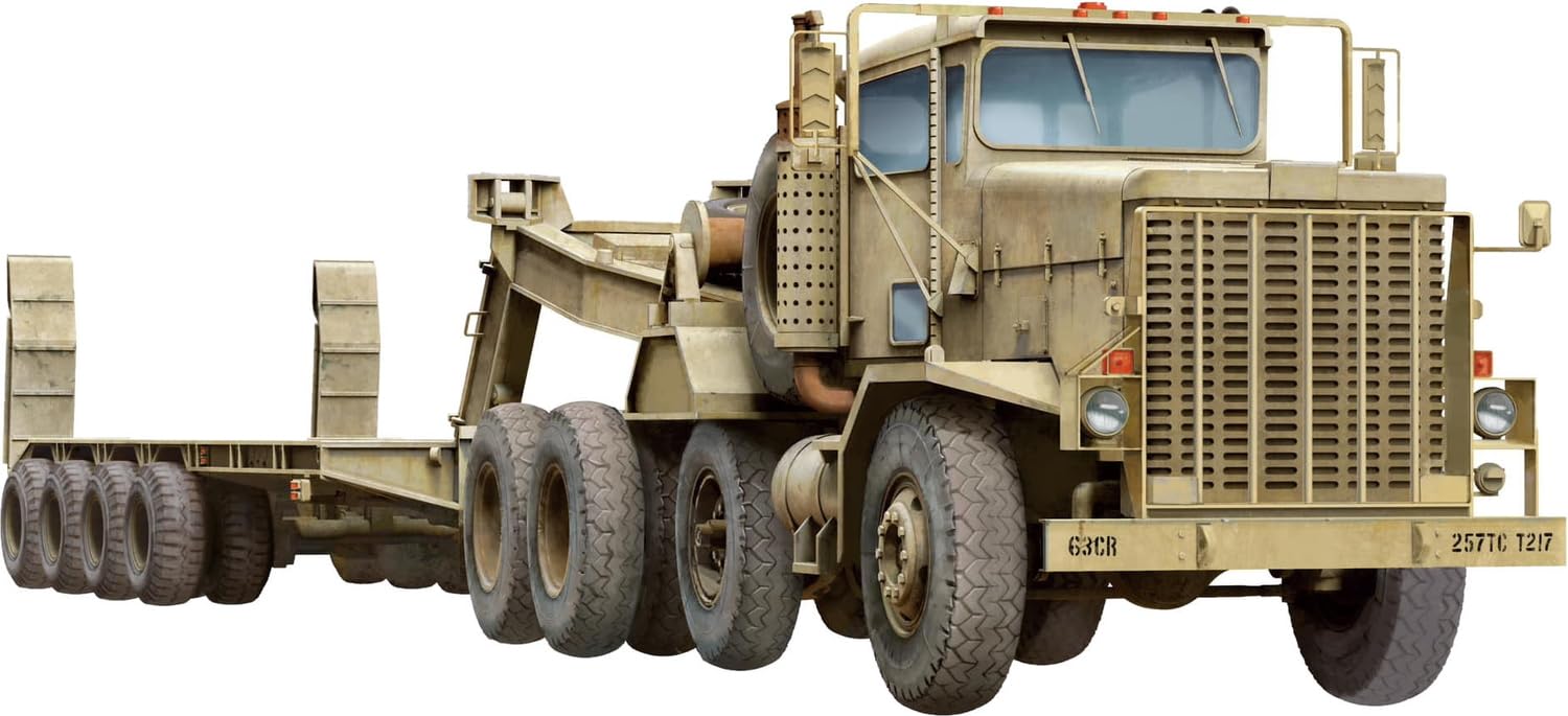 

TAKOM 1/72 Scale M911 C-HET Tank Transporter/M747 Heavy Equipment Semi-Trailer Plastic Model Kit TKO5024 (Military Vehicle)