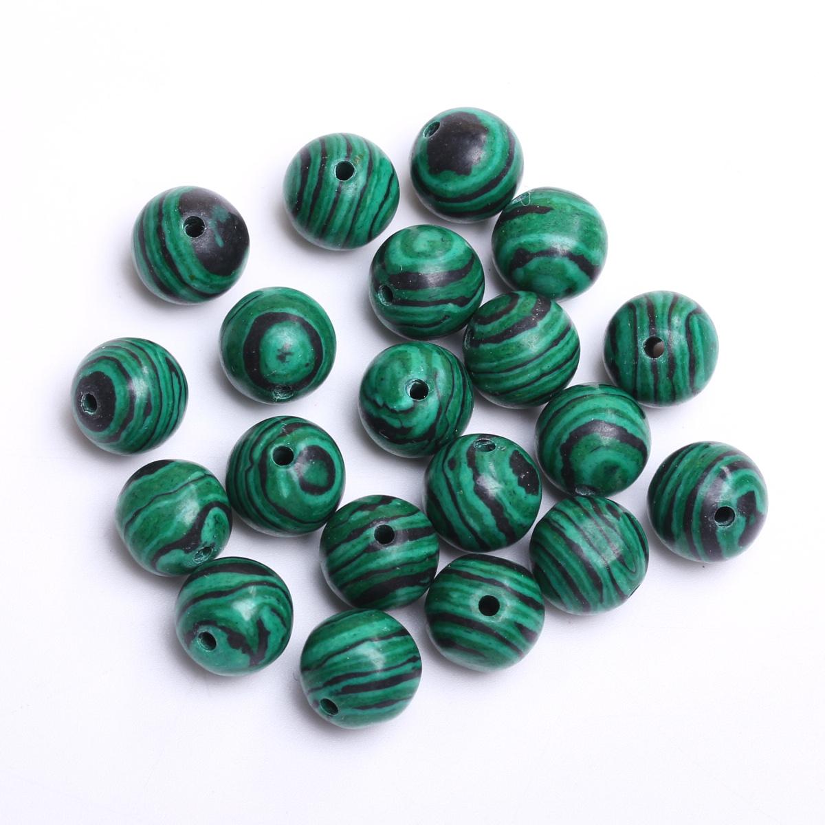 

40-20 шт. 4/6/8/10 мм драгоценный камень Павлин зеленый малахитовый камень натуральный камень круглые свободные бусины для изготовления ювелирных изделий DIY бусины аксессуары 10mm 20Pcs