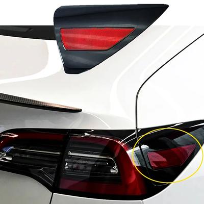 Cache-port de charge Capuchon Panneau Réflecteur Latéral de Feu Arrière pour Tesla Model 3 Y 2017-2023 Décoration Extérieure 110078199D 108485499J