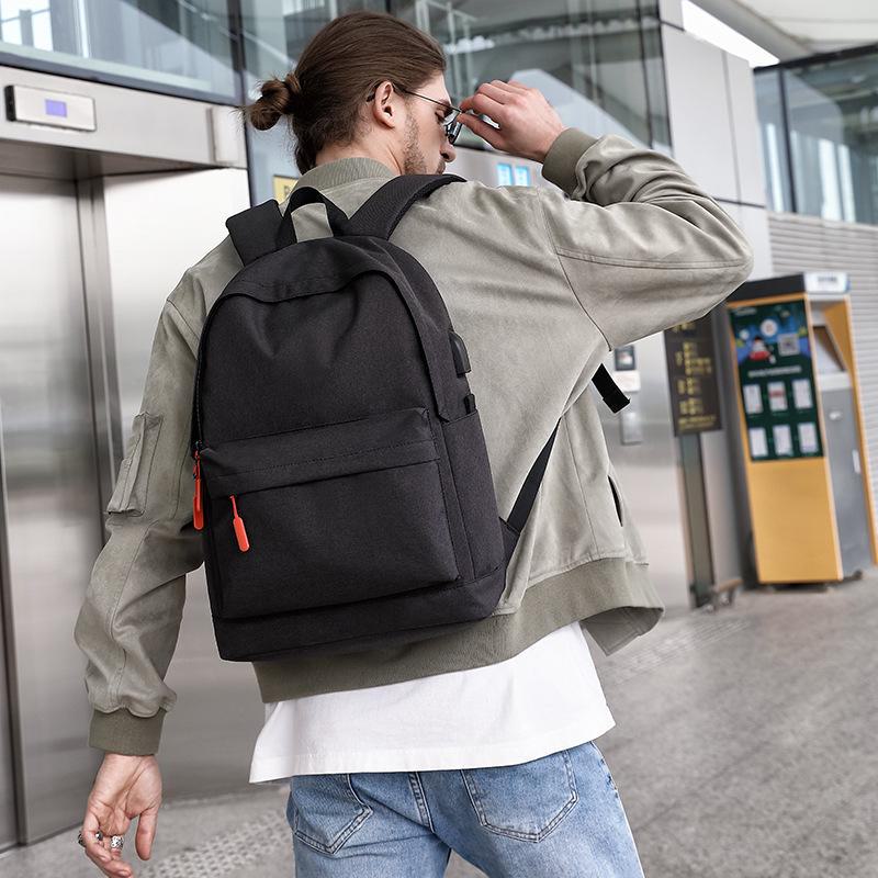 Unisex Lightweight Travel Backpack with 15.6" Laptop Compartment & Customizable Logo for Students