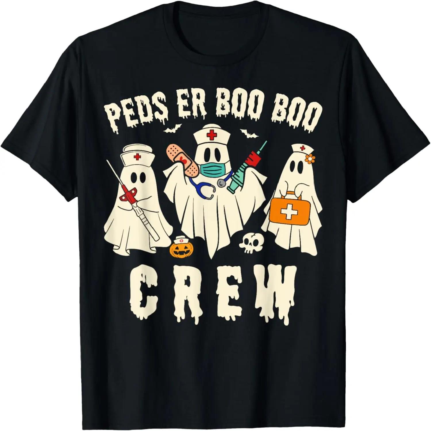 

PEDS Emergency Department Halloween RN ER Pediatric ED Nurse T-Shirt S чёрный