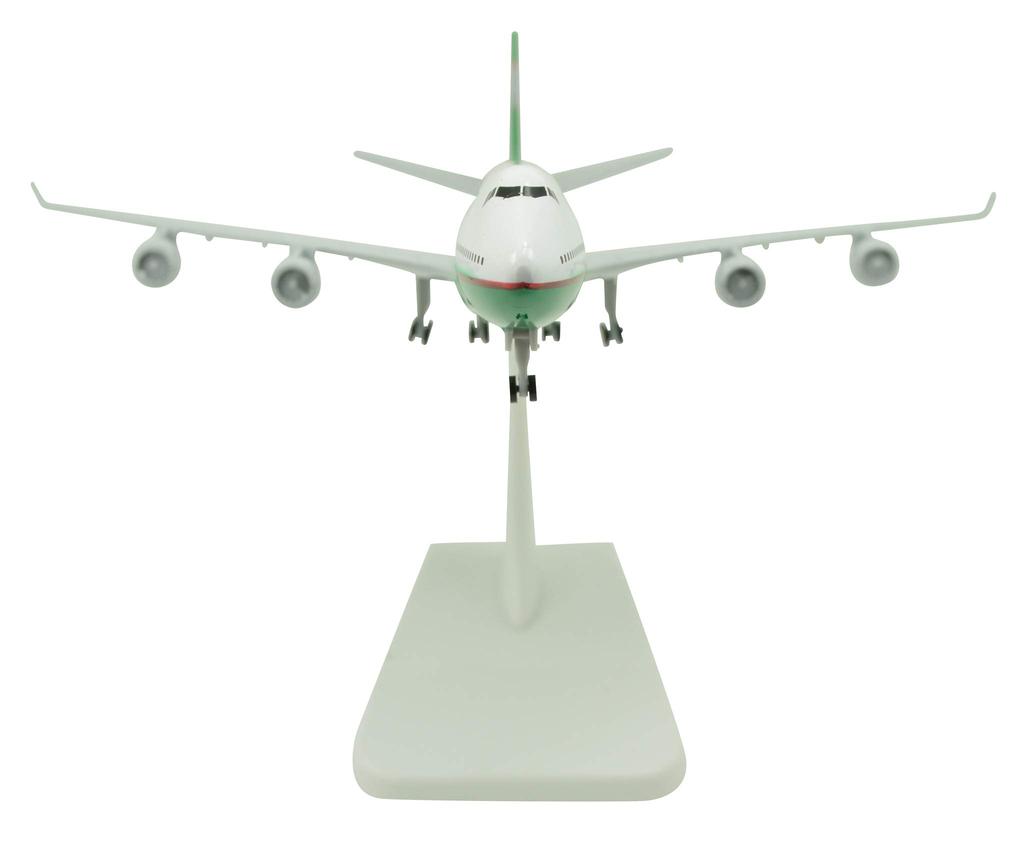 TANG DYNASTY 1/400 Standard Version EVA Air B747-400 Alloy Airplane Model Toy
