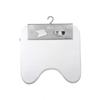 White Vitamin Toilet Seat Cover Mat