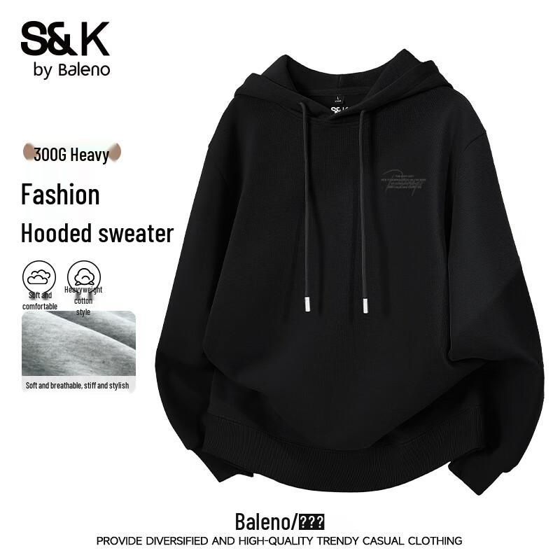 Baleno S&K Men's Heavyweight Hooded Sweatshirt