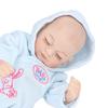 10-inch Reborn Baby Doll, Soft Silicone, Delicate Face, Detailed Design, Includes Pajamas, Washable, Realistic Baby Doll, Blue Eyes Closed, for Kids,