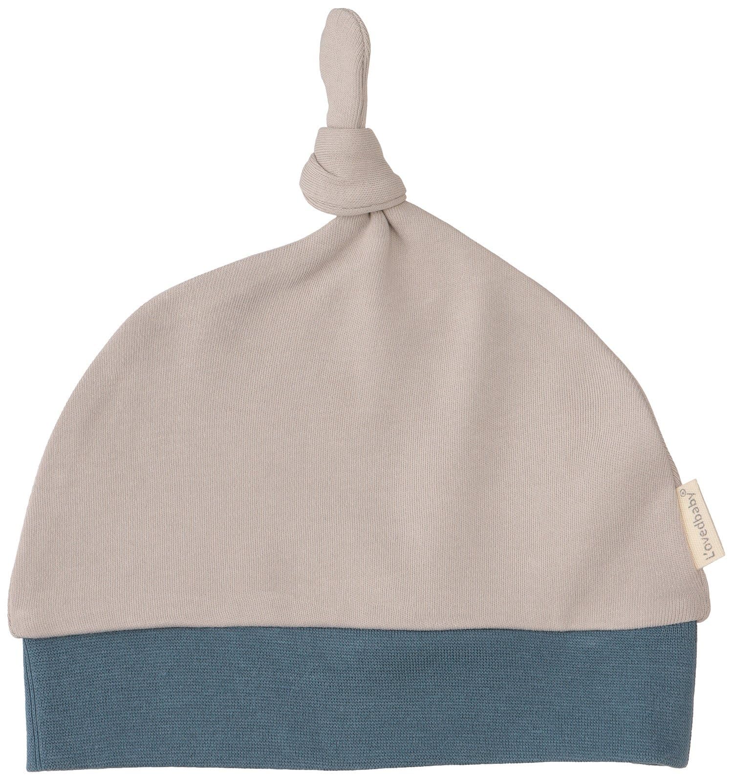 

Organic Top Knot Light Size L ovedbaby Hat, Baby, sd-384, Gray/Sky, 0-3M (0-3 months)
