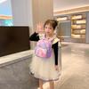 Adorable Cartoon Princess Nylon Backpack For Kids With Colorful Designs And Comforting Padding