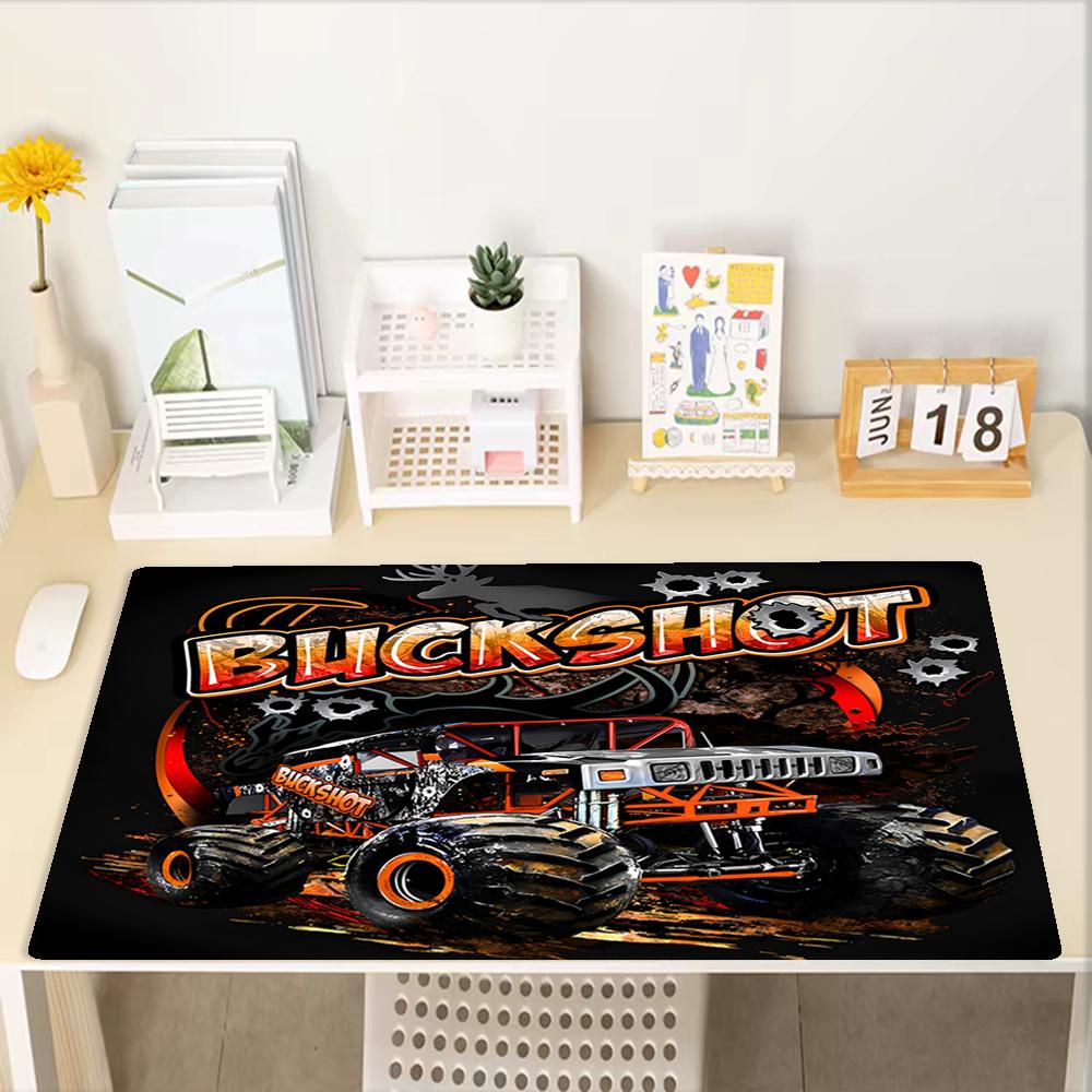 Tappetino Mouse Tema Camion, Base in Gomma Antiscivolo, Multifunzionale per Ufficio e Casa, Perfetto per la Personalizzazione dello Spazio di Lavoro.
