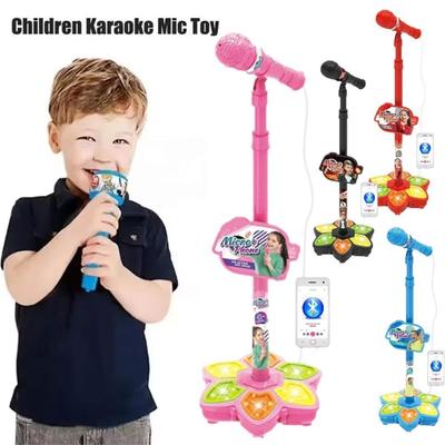 Kindermikrofon Spielzeug, Karaoke-Maschine Spielzeug, Mit Musik Und Lichtern, Tragbar Und Einfach Zu Bedienen, Geeignet Für Kinder Ab 3 Jahren