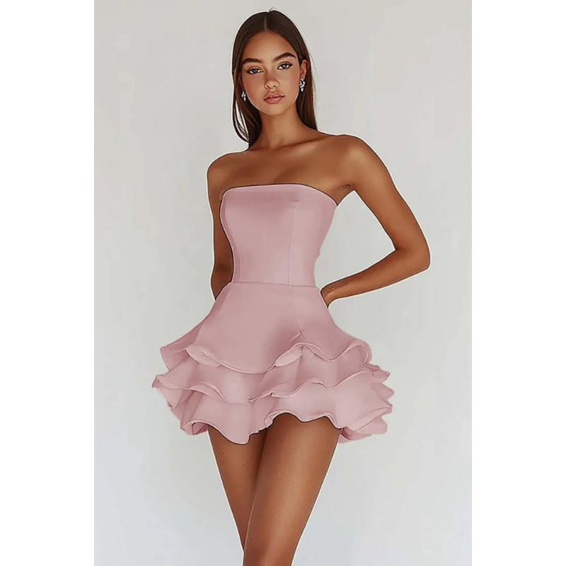 2026 Off Shoulder Sexy Strapless Short