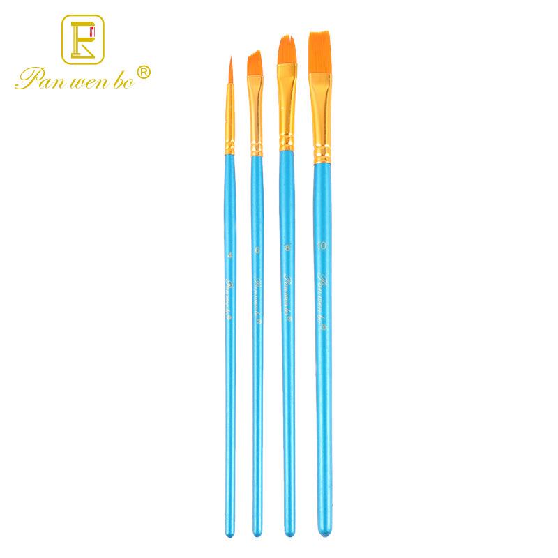Set di 6 pennelli per pittura in nylon cross-border con gesso ad acqua e materiali artistici fai da te