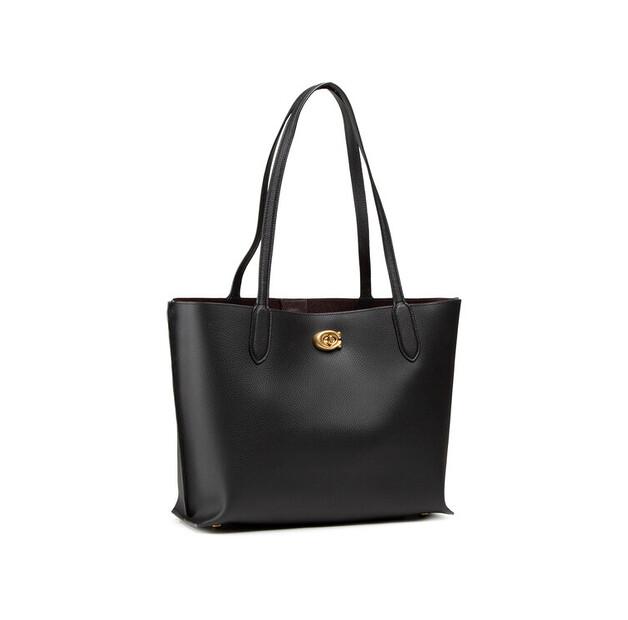 Сумочка Coach Pbbl Willow Tote C0689 чёрный