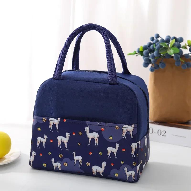 Portable Insulated Thermal Cooler Lunch Bag Box For Women Girls Kids Children Food Fresh Tote Cartoon Pouch