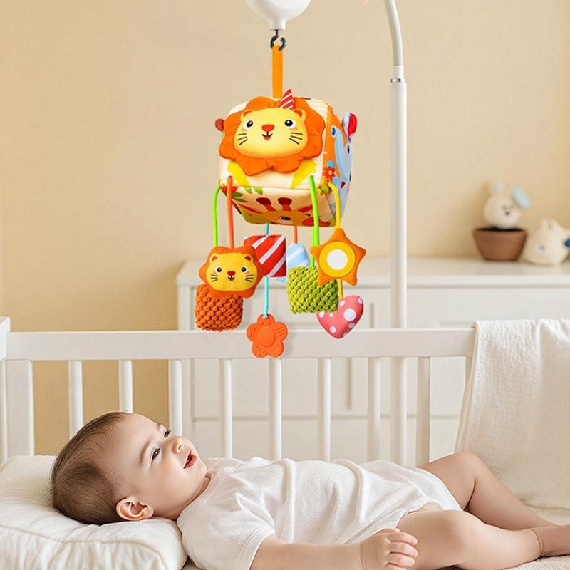 Bed Hanging Drawstring Cheer Toy Baby Car Seat Toy Bedbell Can Be Nibbled Baby Educational Toys For 0-6 Months Newborn Gifts