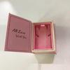 Creative Engagement Ring Case Velvet Jewelry Packaging Durable Book Shape Ring Box  Travel