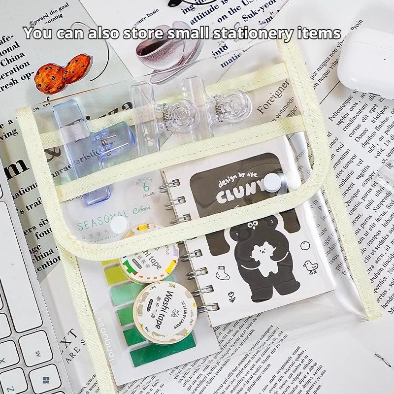 Languo Color Pen Pouch Hand Accounting Large Capacity Pen Storage Bag Can Hold 36/108 Gel Pens Case Portable Stationery Bags