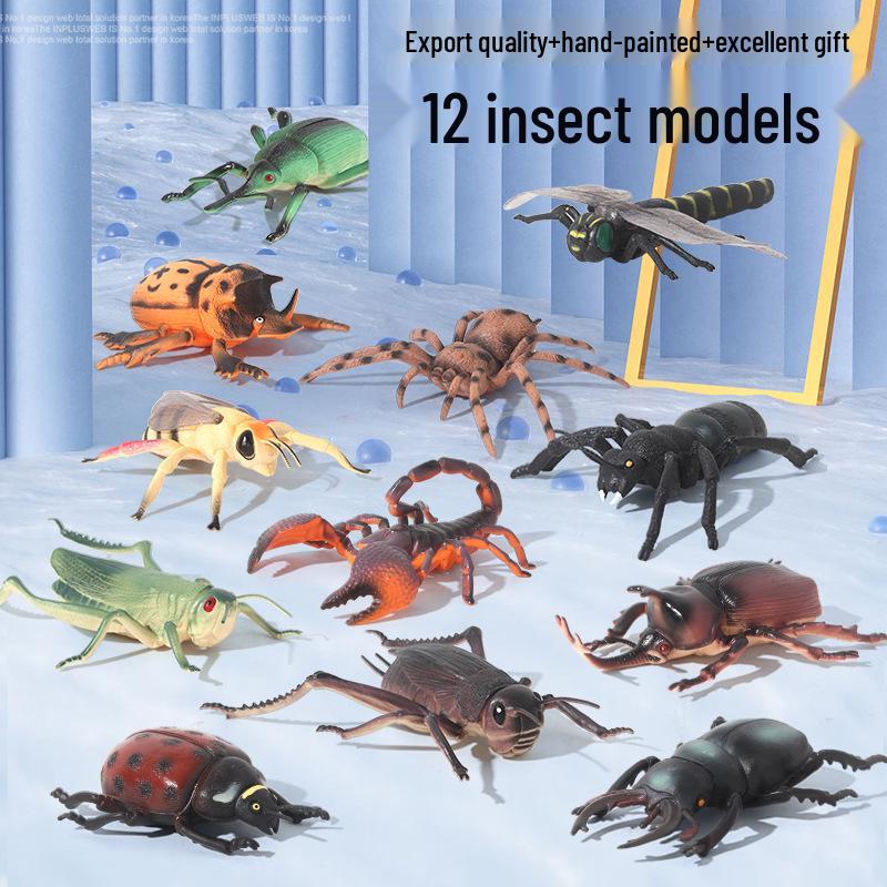

Realistic Insect and Animal Models Set for Children s Education and Play