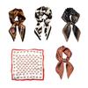 Multi Functional Printed Scarf Hijab Lightweight Simulated Silk Shoulder Wrap For Travel And Daily Wear Gift
