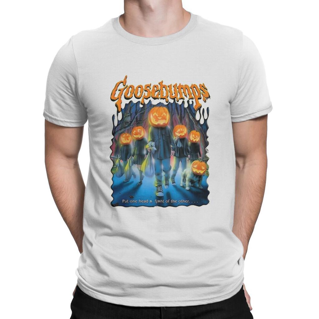 T-shirt Unisex Zombi Zucche Goosebumps Magliette Novità Manica Corta Girocollo T-shirt in Cotone Abbigliamento Stampato
