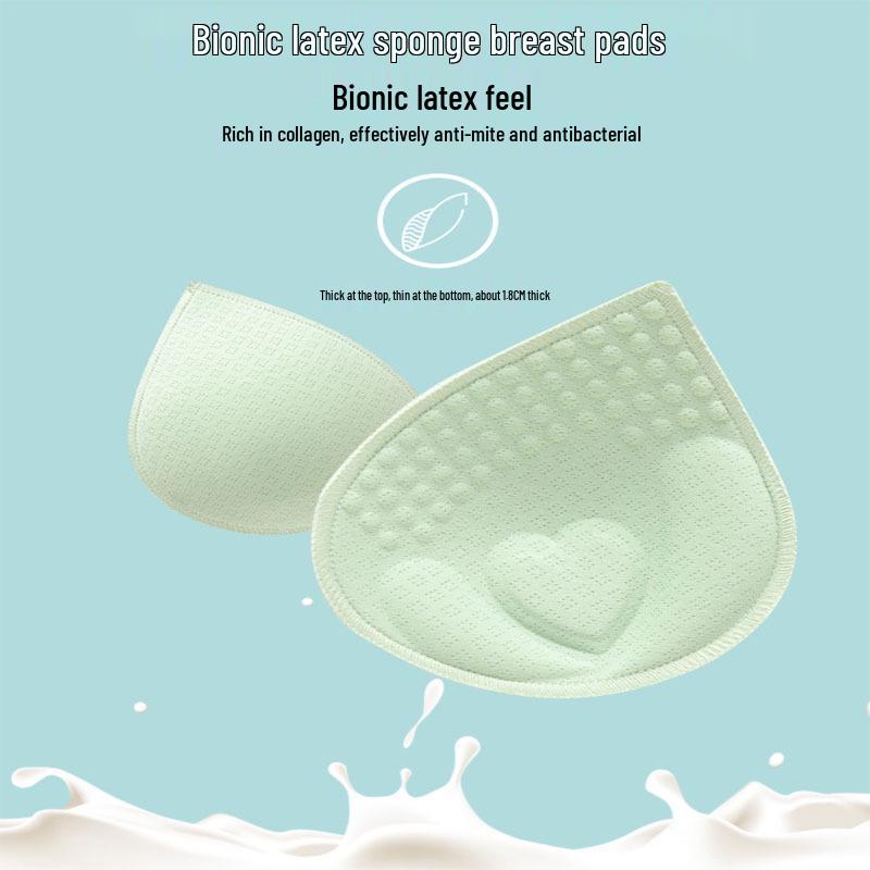 Breathable Detachable Latex Bra Inserts: Thickened Thin Cup Pads