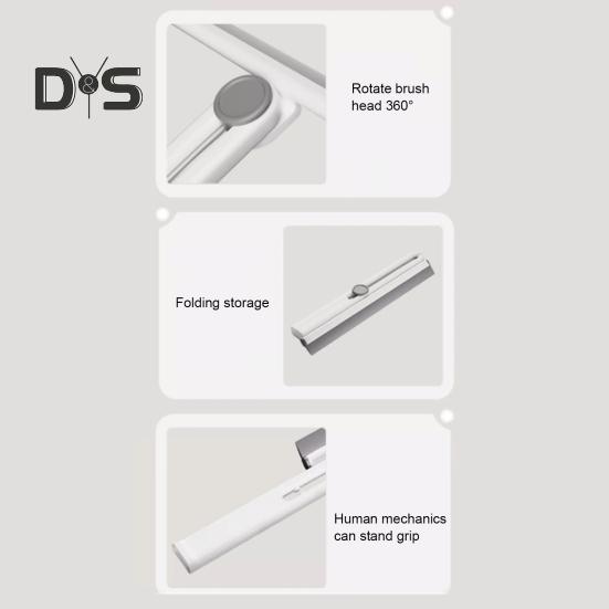 Window Squeegee Double-Sided Design Glass Doors Water Wiper Excellent Cleaning Power Window Cleaner Tool