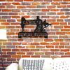 Custom Metal Sewing Machine Wall Art Retro Home Decor Sign