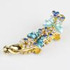 Women Elegant Crystal Diamond Hairpin Resin Butterfly Shaped Banana Hair Clip Claw Ponytail Holder Headwear Barrette