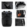 Men Backpack Kingsons 2025 New Fashion Concise Design Business For 15.6 Inch Laptop Waterproof College Student Boys School Bag Black / Gray KS3333W