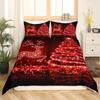 Christmas-themed Down Comforter Set Bedding Set 3-piece Duvet Cover Set