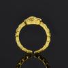 Women's High-End Double Heart Rhinestone Open Ring - Light Luxury Versatile Stacking Jewelry