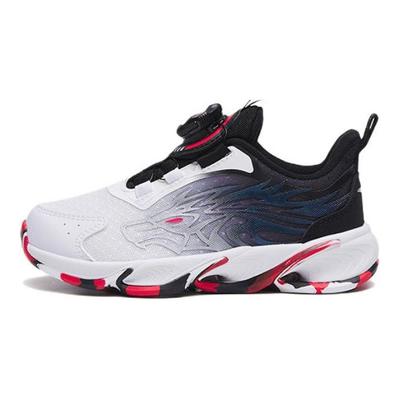 Childrens Red Flame Low-Top Running Shoes Kids Sneakers White Black 312319912-1