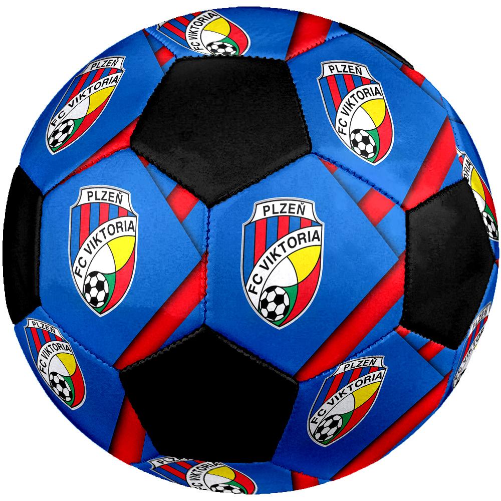 TAGLIA 5 Pallone da Calcio FC Viktoria Plzeň Colorato Per Tutte le Età Cucito a Macchina PVC Pronto per la Competizione Resistente Alta Rimbalzabilità