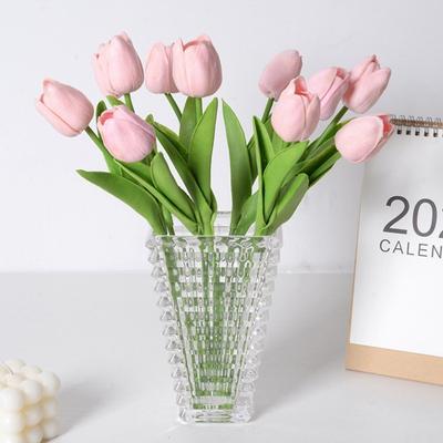 Künstliche Blumen, pflegeleicht, realistisch, lebendig, für Hochzeiten, künstliche Tulpen, Wohnzimmer