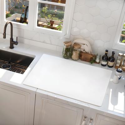 Silicone Mat Kitchen Heat Resistant Cooktop Protection Large Size Transparent No Stain Heat Insulation Silicone Sink Mat For Cooking Kitchen Scratch