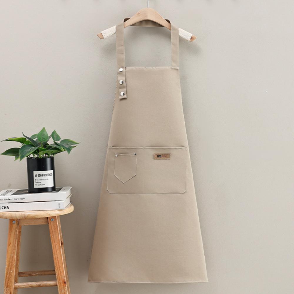New Fashion Kitchen Aprons for Woman Men Chef Work Apron for Grill Restaurant Bar Shop Cafes Beauty Nails Studios Uniform