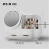 Creative LED Cosmetic Storage Box Large Capacity Dustproof Organizer Rack for Skincare Perfect for Vanity Tabletop Viral Style