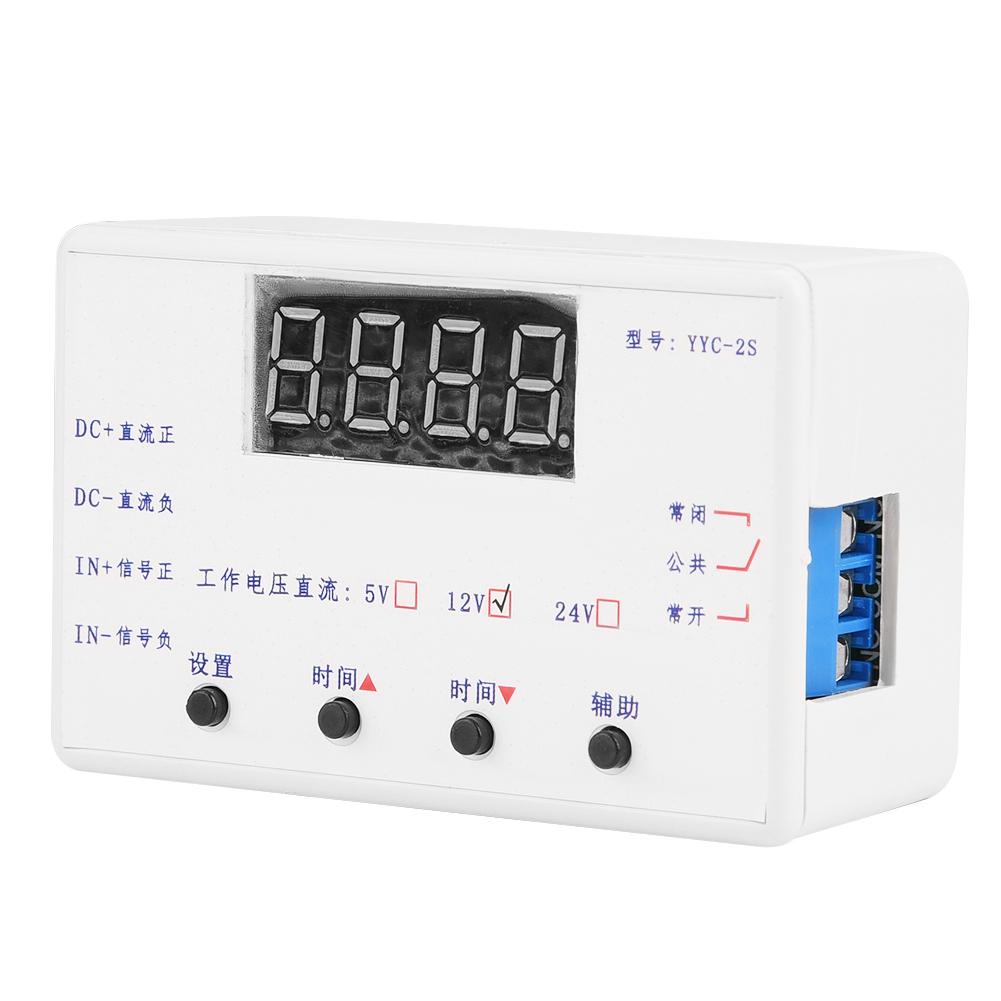 LED Display Adjustable Timer Relay Automation Control Switch Module (12V)